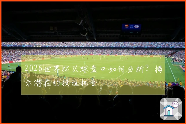 2026世界杯买球盘口如何分析？揭示潜在的投注机会